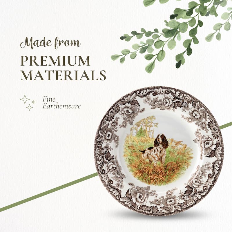 Spode Woodland Salad Plate - Assorted Animals