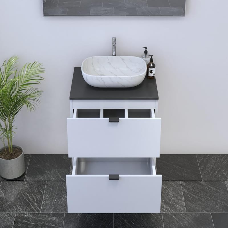 Ines 2S 60 Floating Bathroom Vanity (24" Width)