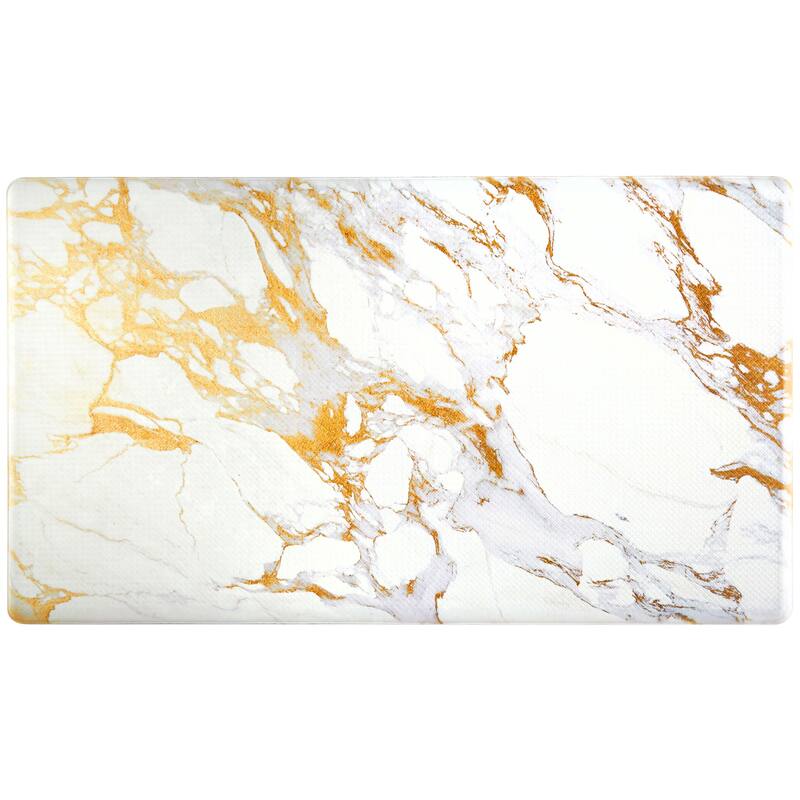 Christian Siriano New York Cook N Comfort Kitchen Mat - 20"x36" - Golden Marble