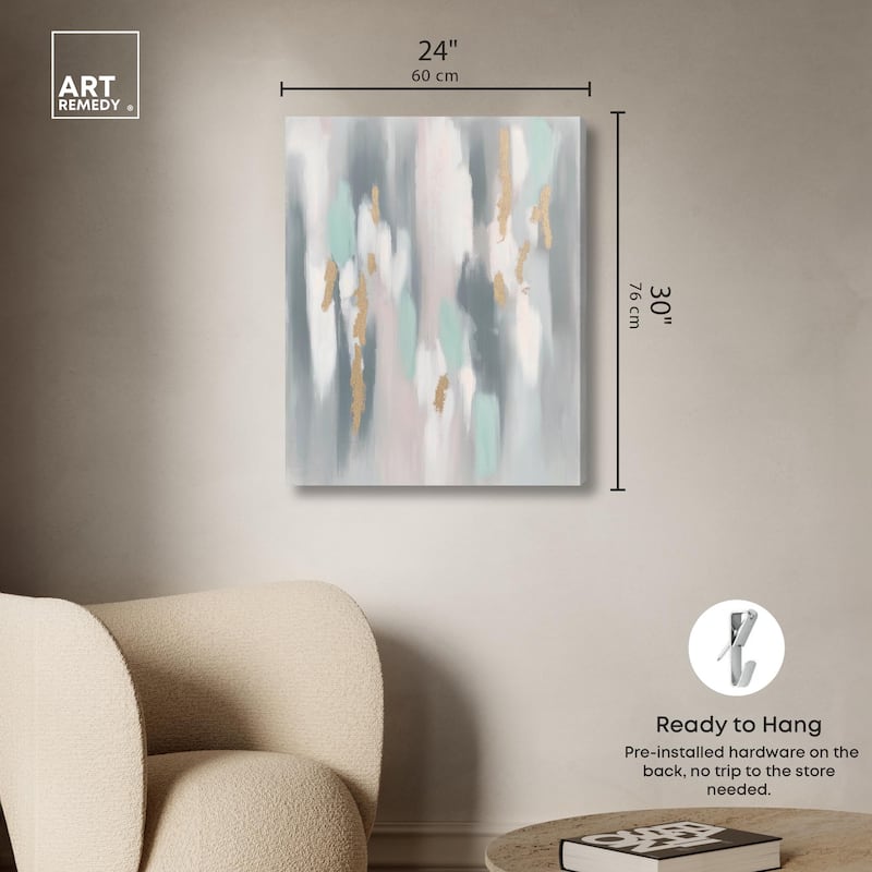 Luminous Veins Canvas by Art Remedy, Gallery Wrapped