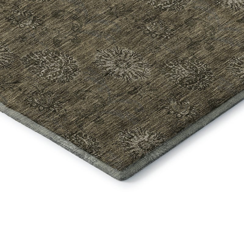 Premium Washable Super Soft Floral Imprint Mayfield Rug