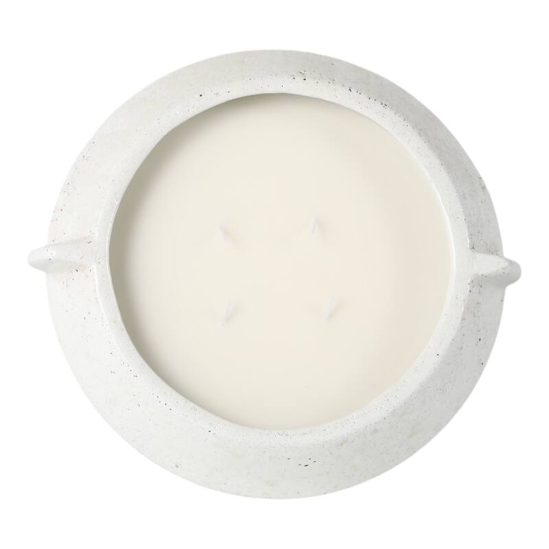 Modern Orange Blossom Citro Scented Candle in Terracotta Bowl - 51oz - 14" - 14.0"