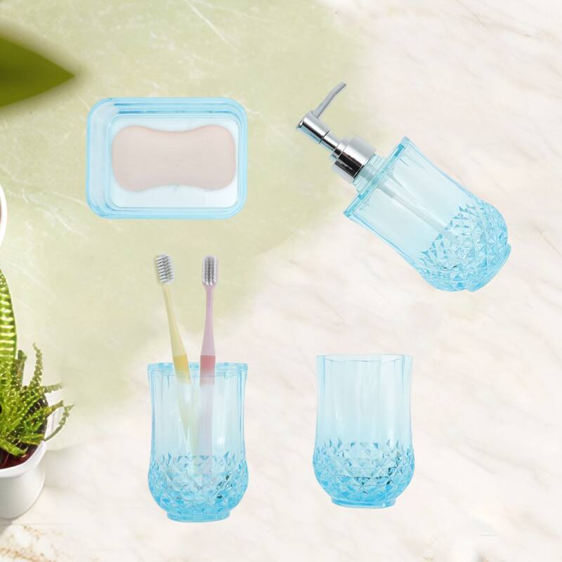 1 Set Durable Bathroom Accessories Set for Bathroom Vanities