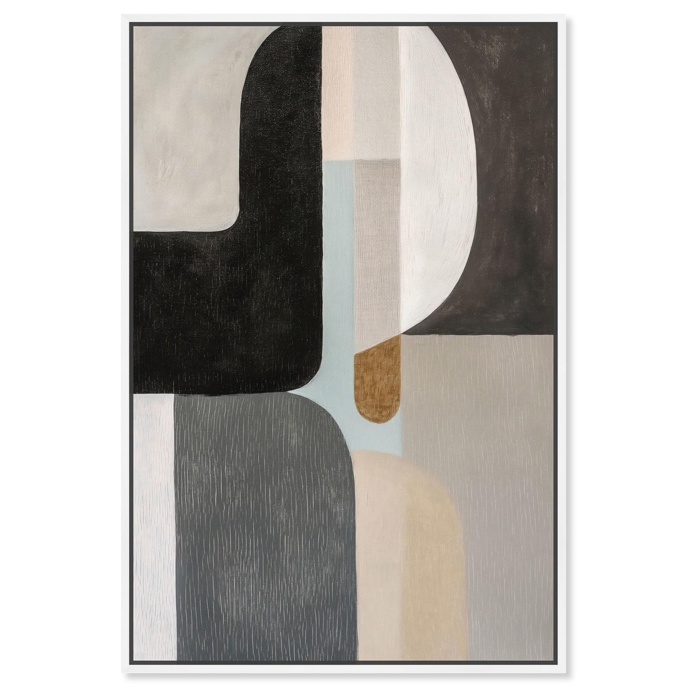 Interlocking Segments III Canvas by Art Remedy