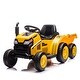 preview thumbnail 85 of 98, 12V Kids Electric Tractor with Safety Belt, Bluetooth, and Music