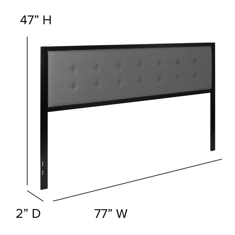 Metal Tufted Upholstered Headboard - Modern Headboard