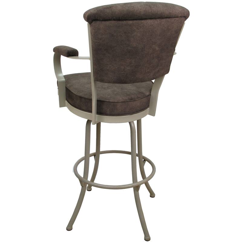 Miami Extra Tall 34" Spectator Metal Bar Stool on Noam Base - 34" Seat Height