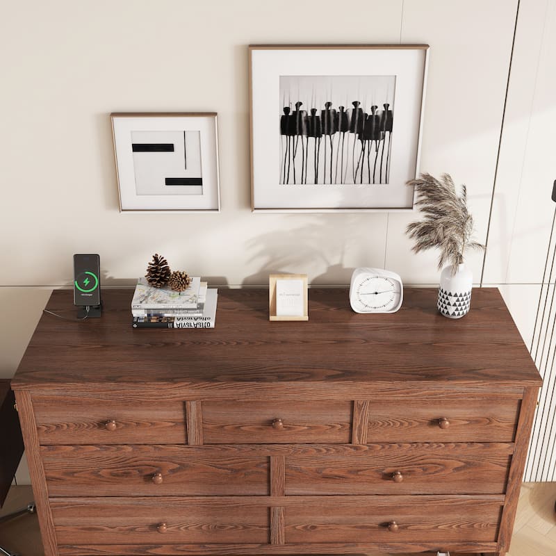 Roomfitters Queen Murphy Bed Cabinet with Storage Compartment, Charging Station with USB, Solid Pine Wall Bed