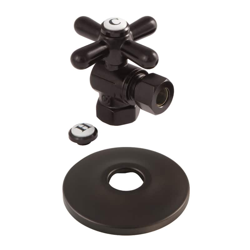 Kingston Brass Vintage 1-5/8" Brass Angle Stop Valve - Oil Rubbed Bronze