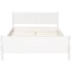 preview thumbnail 4 of 7, Full Size Wood Platform Bed Frame with Headboard and Footboard