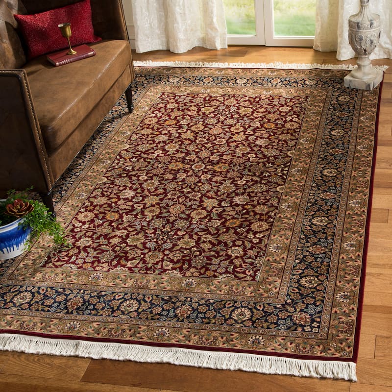 SAFAVIEH, Royal Kerman Hand-Knotted Liesegret Traditional Wool Rug