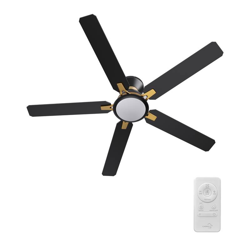 CARRO Livingston 60-inch Indoor Ceiling Fan with Light and Remote