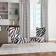 preview thumbnail 3 of 24, Designart "Zebra Striped " Upholstered Cabin & Lodge Accent Chair and Arm Chair