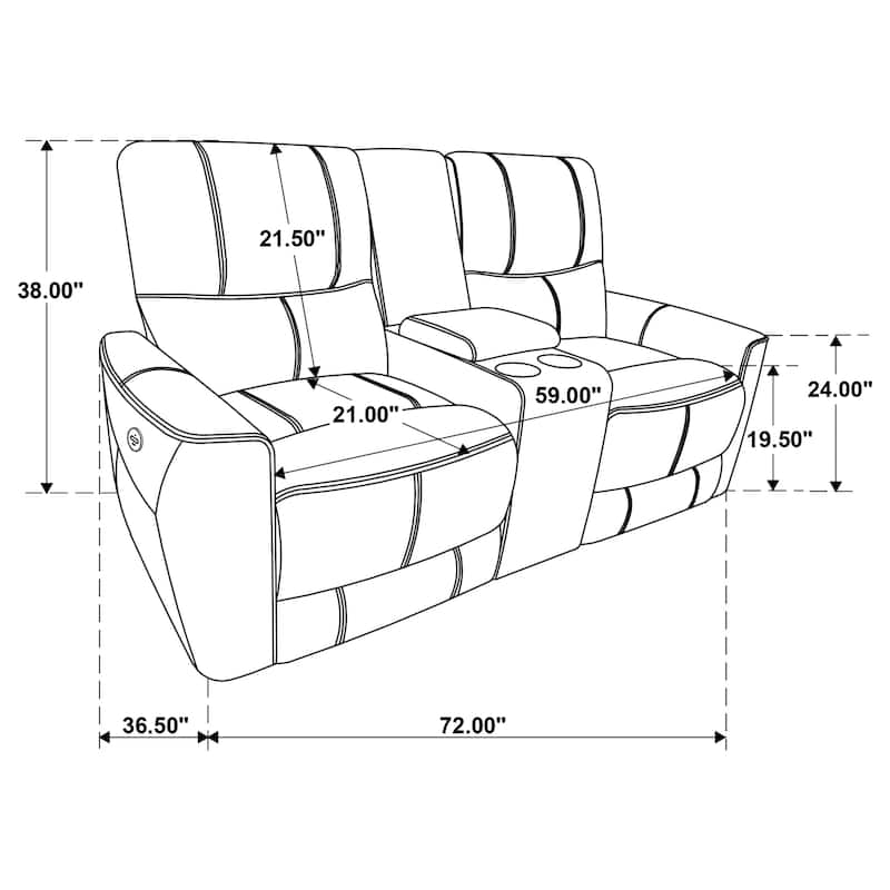 Greenfield Power Reclining Sofa Set