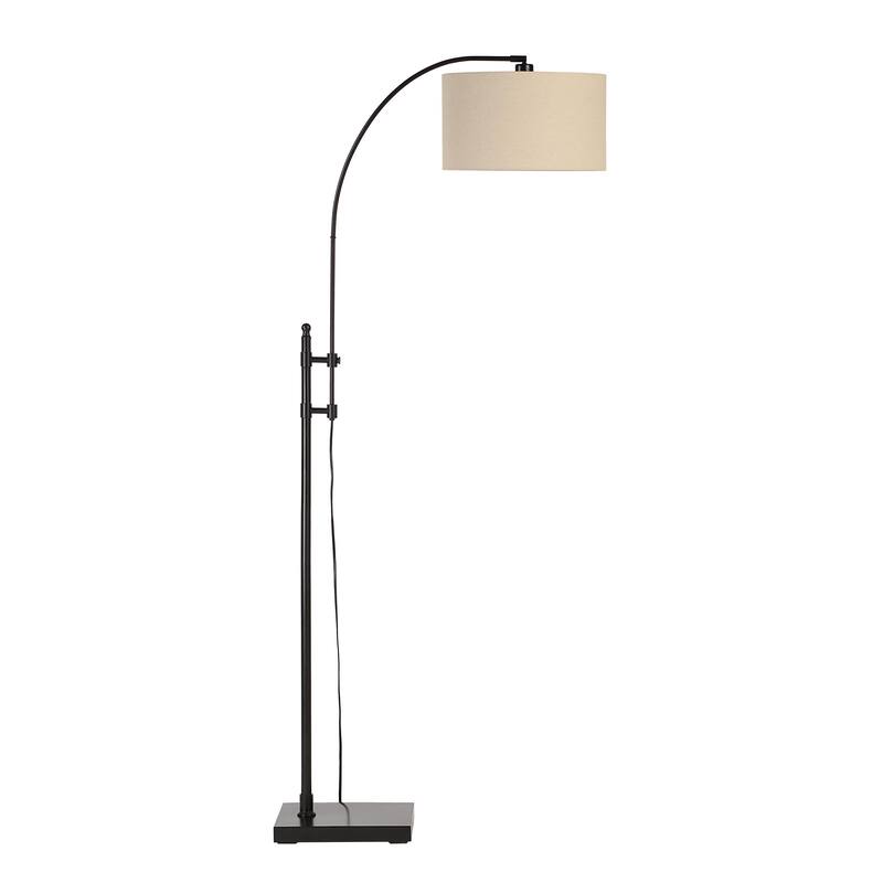 Crystal 66.5" Height Floor Lamp, Black - 16 x 32 x 66.5 - 78 ADJ."