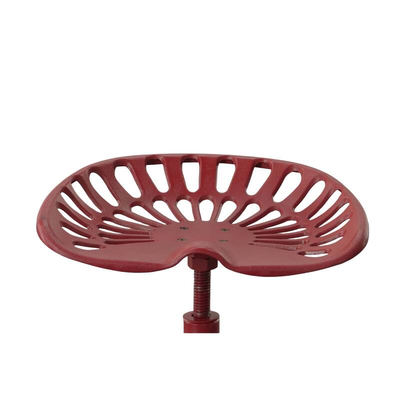 Adjustable Iron Tractor Seat Barstool