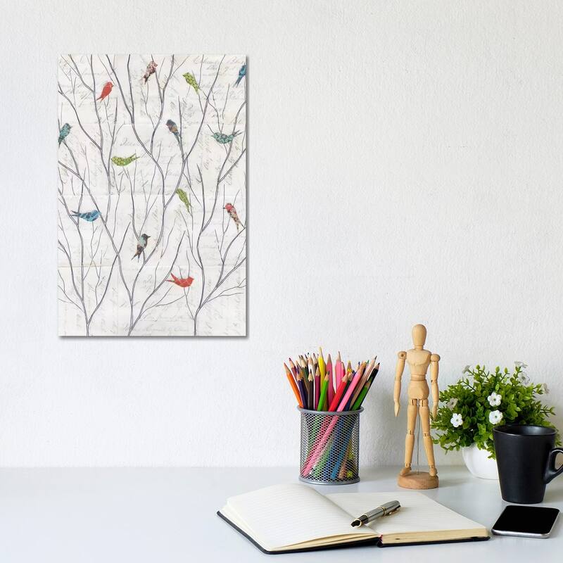 iCanvas "Summer Birds Background I" by Courtney Prahl Canvas Print - 12x8x0.75