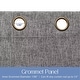 preview thumbnail 89 of 90, Linen Texture 100% Blackout Grommet Curtain Pair(2 panels)