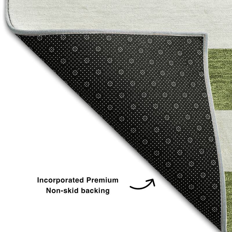 Premium Washable Super Soft Cabana Stripe Mayfield Rug