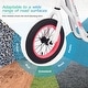preview thumbnail 20 of 18, Youth Scooter Kick Scooter with Adjustable Handlebar, Inflatable Wheels