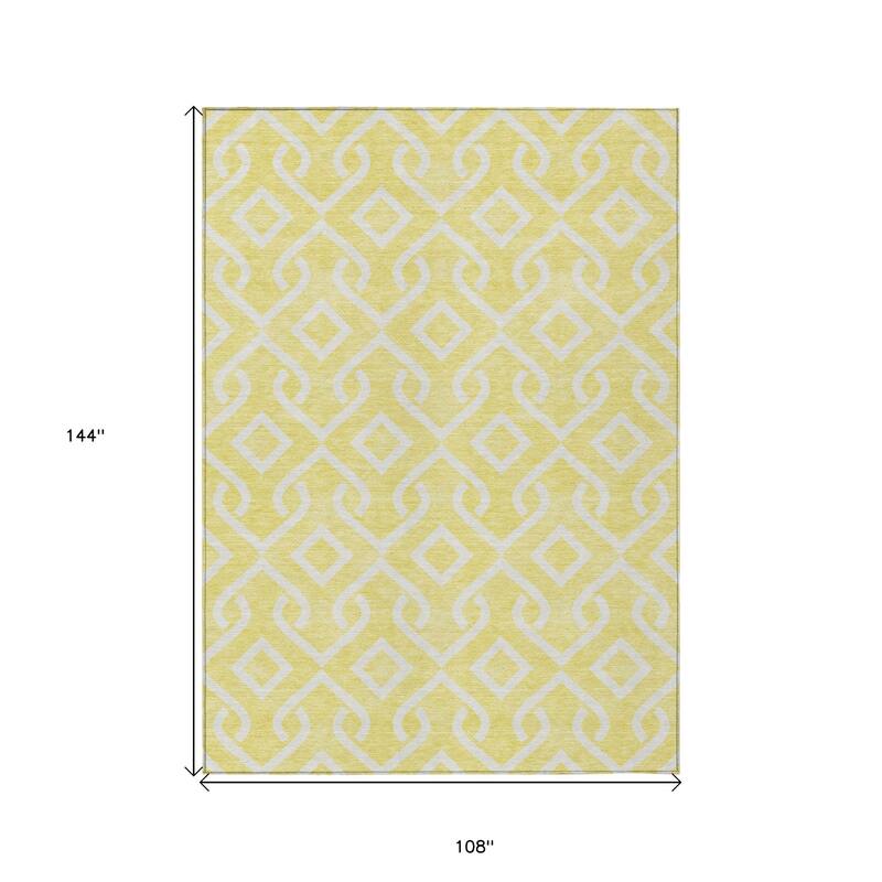 HomeRoots Geometric Transitional Rectangle Outdoor Rug