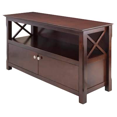 Xola TV Stand, Cappuccino - 44.02 x 15.94 x 24.02 inches