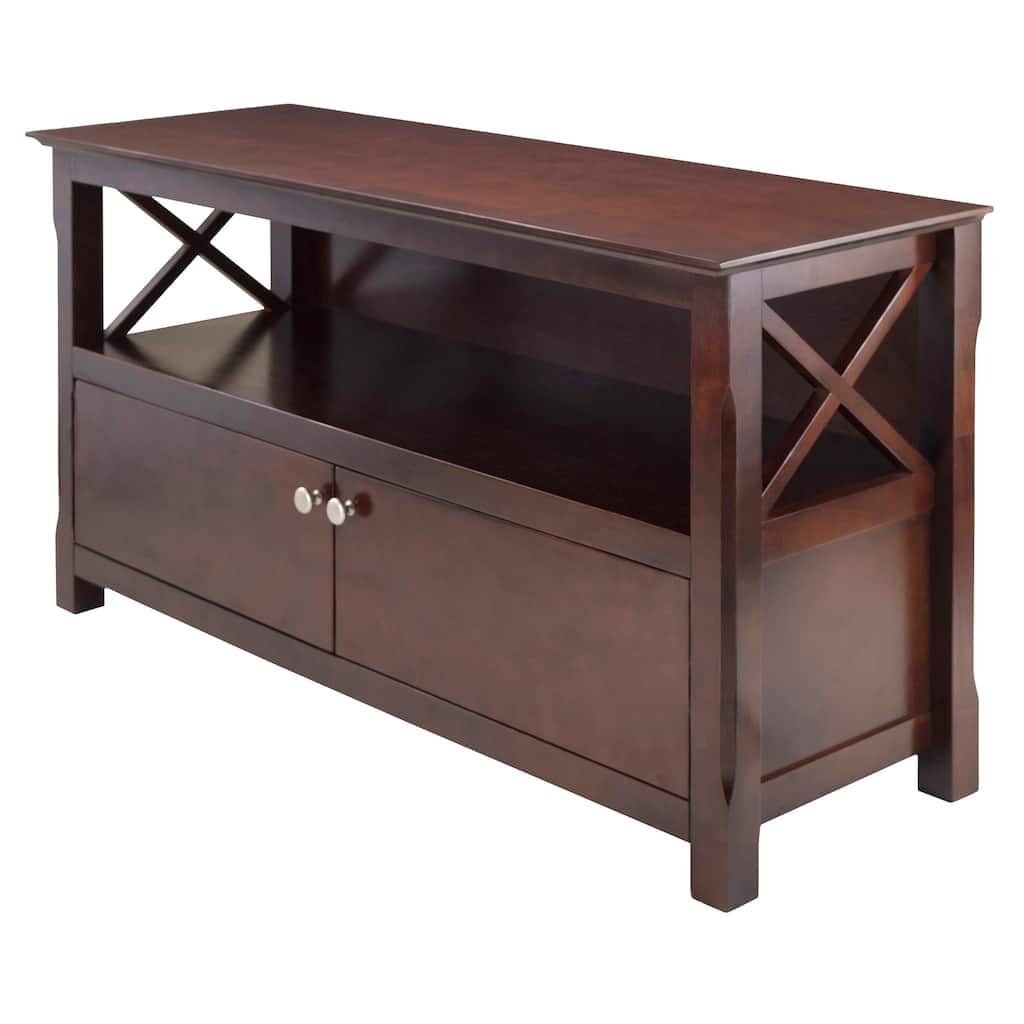 Xola TV Stand, Cappuccino - 44.02 x 15.94 x 24.02 inches