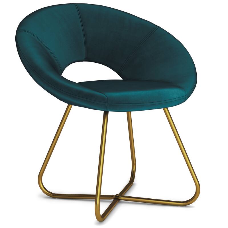 WYNDENHALL Laramie 24" Wide Mid Century Modern Accent Chair - 19.3" D x 26" W x 31.9"H