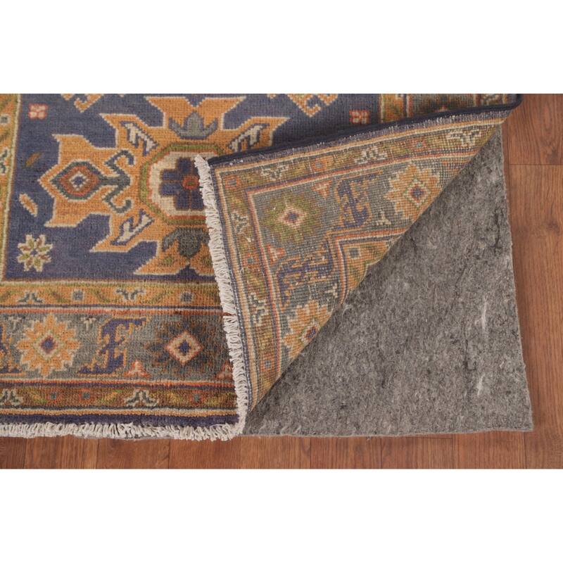 Geometric Kazak Oriental Foyer Rug Handmade Wool Carpet - 2'9" x 4'2"