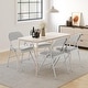 preview thumbnail 2 of 7, 4 Pack Folding Chairs with Padded Cushions, Padded Foldable Chair Hold Up to 350 Pounds