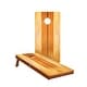 preview thumbnail 1 of 4, Woody Solid Mahogany All-Weather Cornhole Boards NO Bags - Add Carrying Case