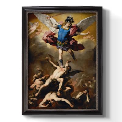 The Fall of the Rebel Angels Premium Framed Canvas- Ready to Hang