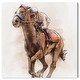 preview thumbnail 2 of 5, Wynwood Studio Canvas Animals Horseback Riding Brown and Cream White Farmhouse Wall Art Canvas Print 20 x 20