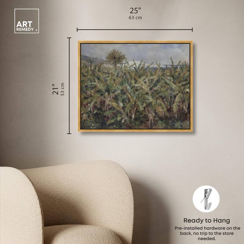 Field of Banana Trees Canvas by Art Remedy