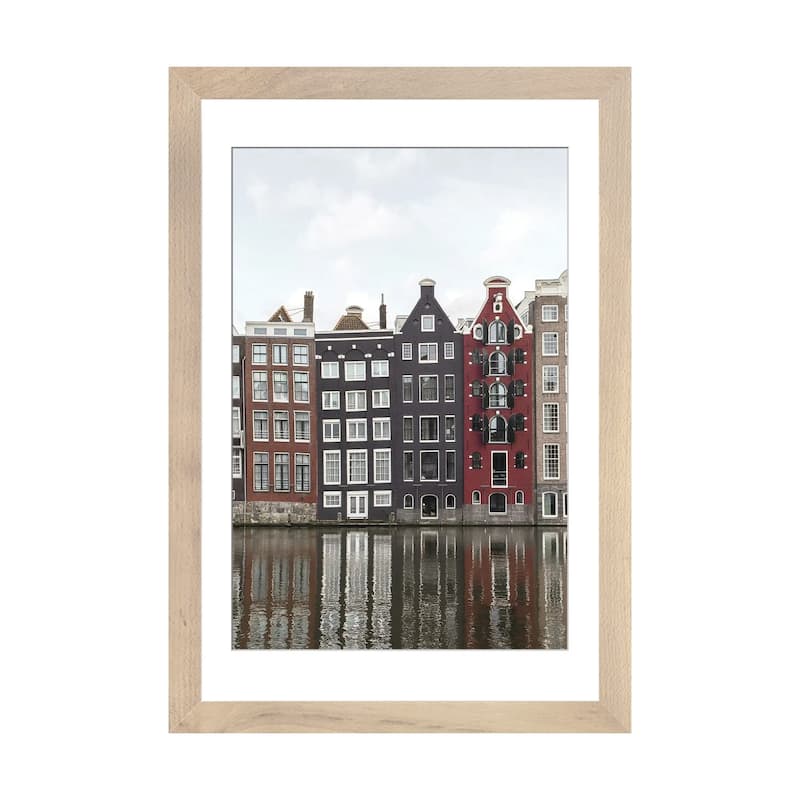 iCanvas "Canal Houses Of Amsterdam" by Henrike Schenk PFA - Natural - 24x16x1