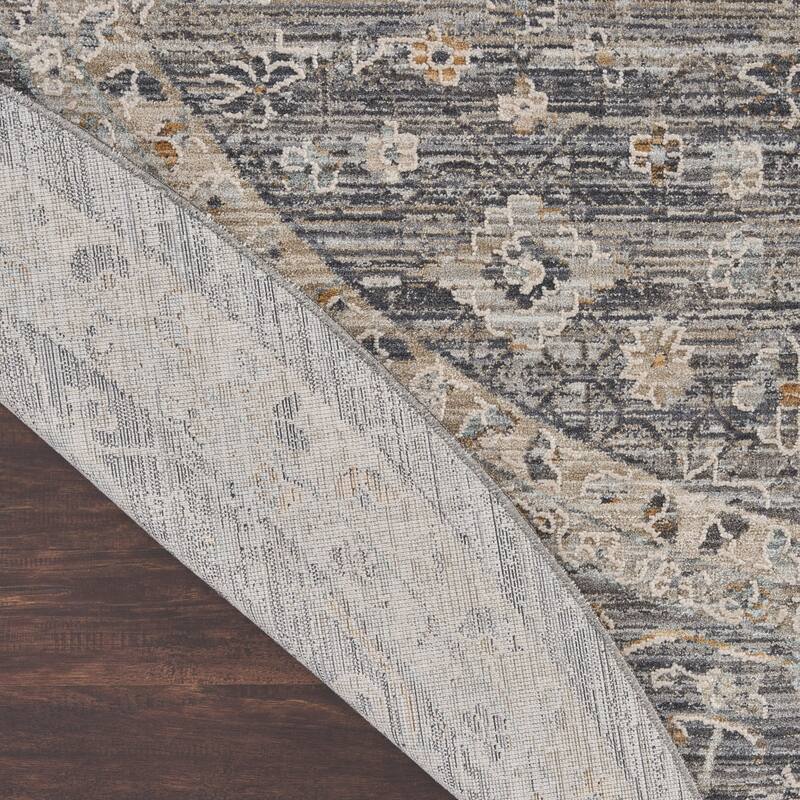 Nourison Nyle Indoor only Grey Persian Area Rug
