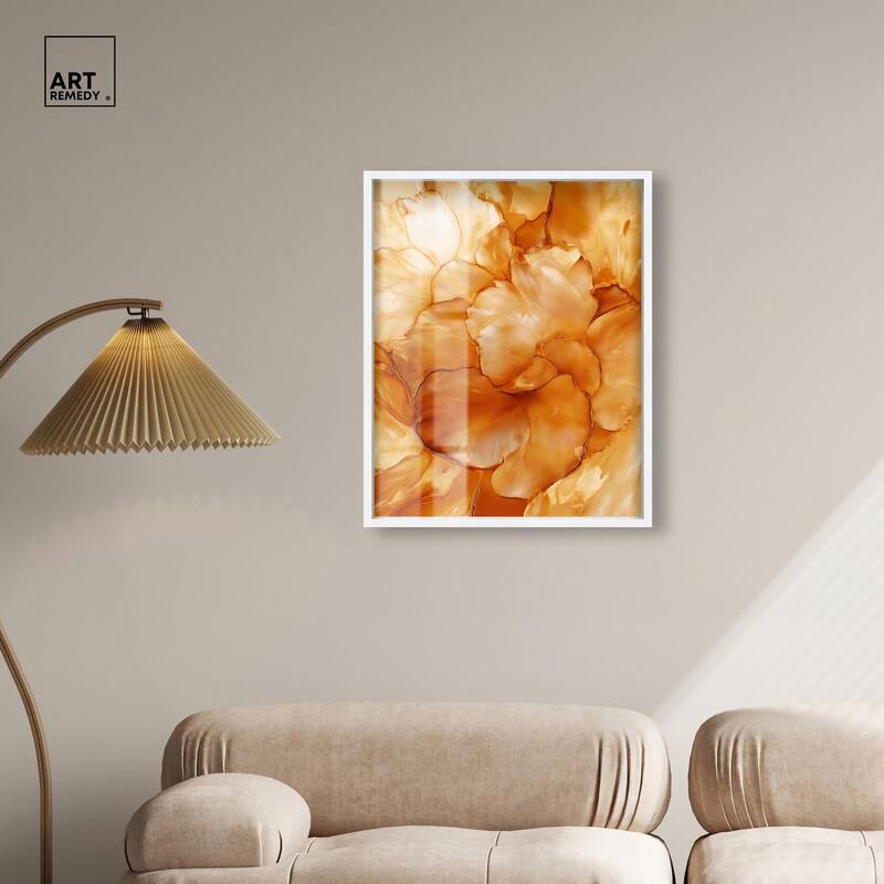 Sunlit Bloom II Shadowbox by Art Remedy