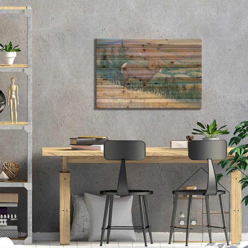 Animals of the West III Print On Wood by Tim OToole - Multi-Color
