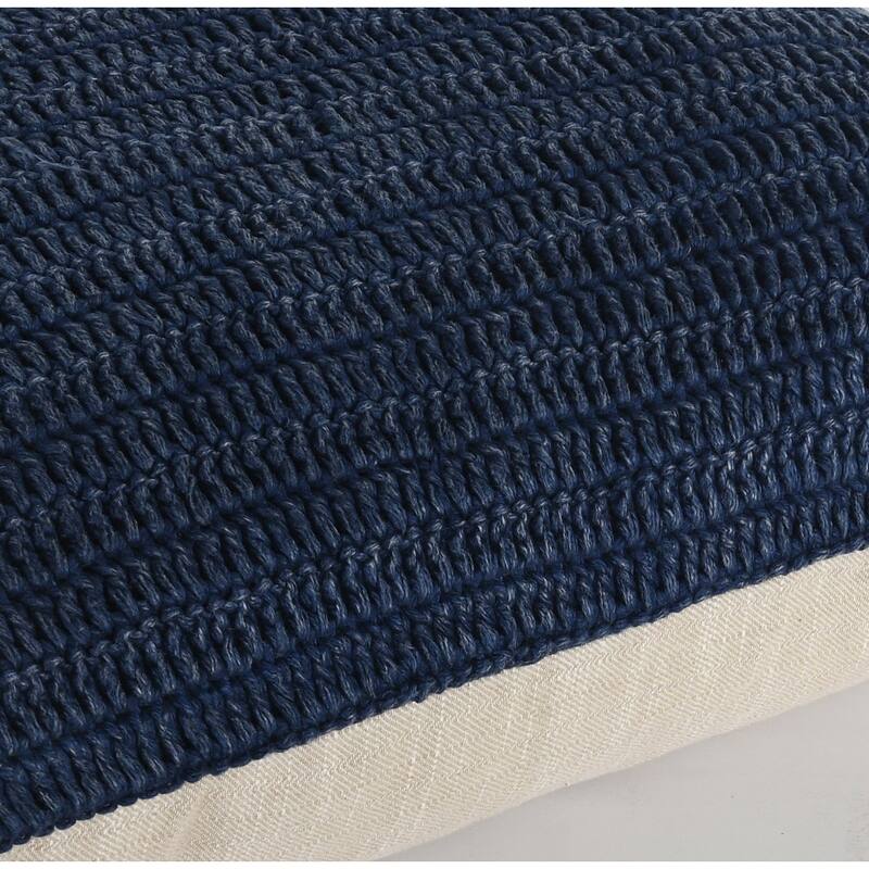 Kosas Home Marcie Knitted 22-inch Throw Pillow