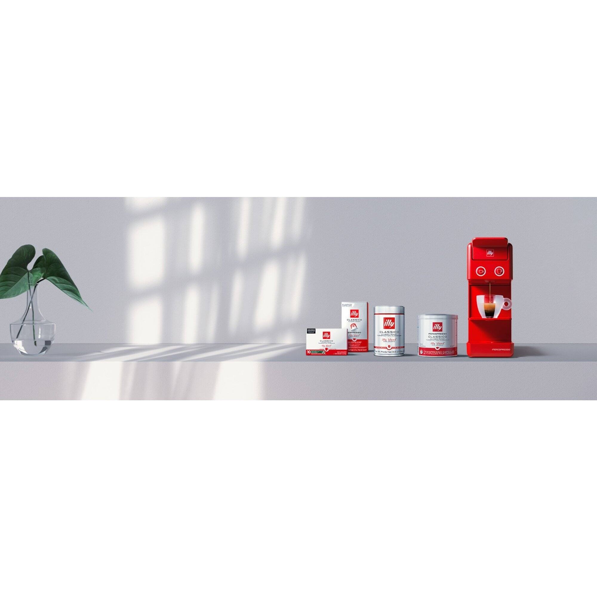 illy Y3.3 Single Serve Espresso and Coffee Capsule Machine On Sale