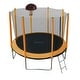 preview thumbnail 1 of 3, SkyBound 10ft Trampoline with Enclosure Net, Outdoor Trampoline for Kids and Adults (Orange)