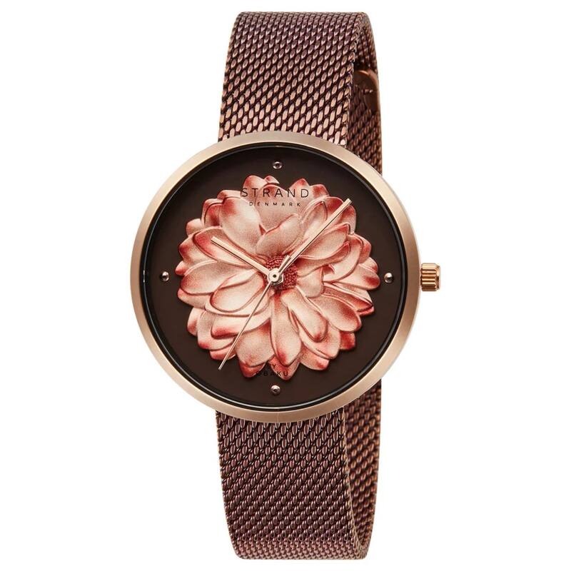 Obaku Women's Blossom Rose gold Dial Watch - S700LHVNMN-DF - Rose gold - One Size