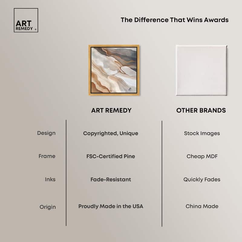 Earthen Flow Canvas by Art Remedy