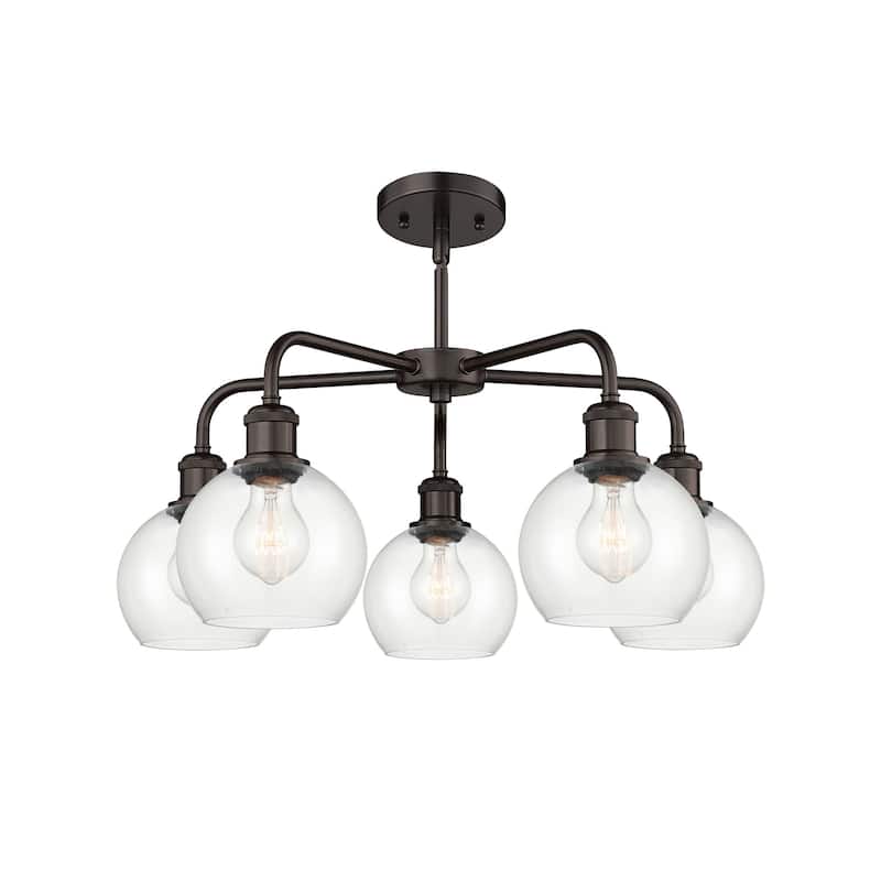 Innovations Lighting 516-5CR-15-24 Athens Chandelier Athens 5 Light