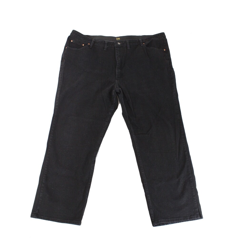 lee regular fit straight leg stretch jeans