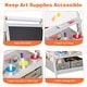 preview thumbnail 3 of 4, 3 in 1 Easel Double-Sided Standing Easel w/ Magnetic Whiteboard
