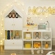preview thumbnail 25 of 23, Kid's Wood Frame Bookshelf