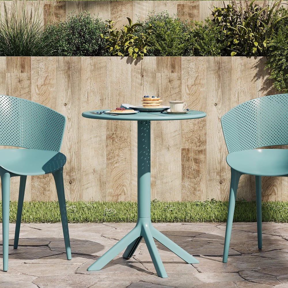 Christopher Knight Home - Cedric Modern Outdoor Plastic Bistro Table