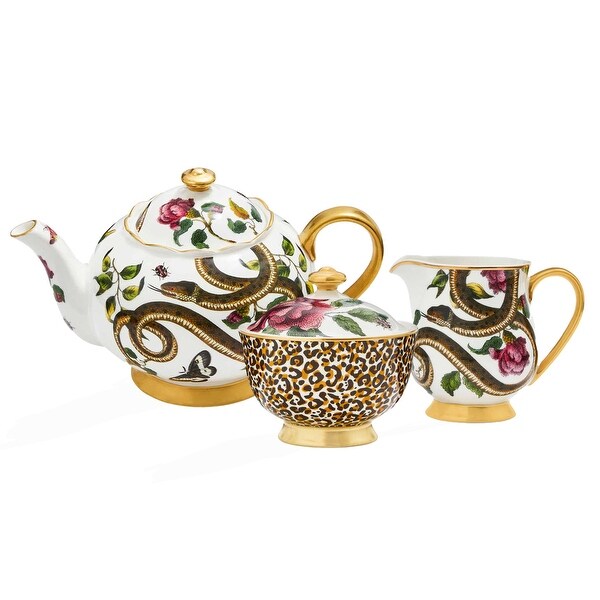 spode ティーポットとクリーマーセット Spode Creatures of Curiosity 3-Piece Set - Teapot, Sugar, Creamer