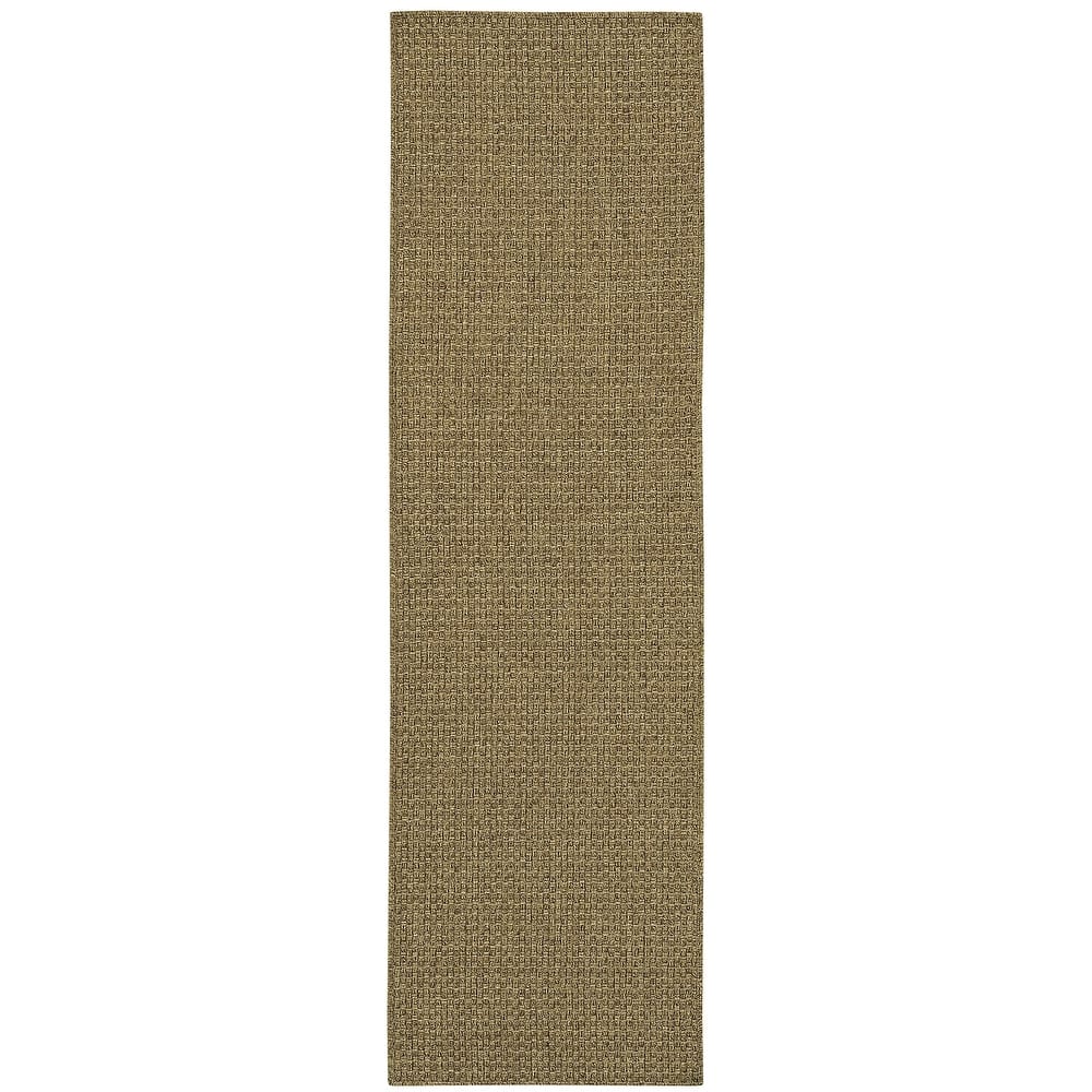 Vista Home Kauai Tonal Basket Weave Indoor-Outdoor Rug.